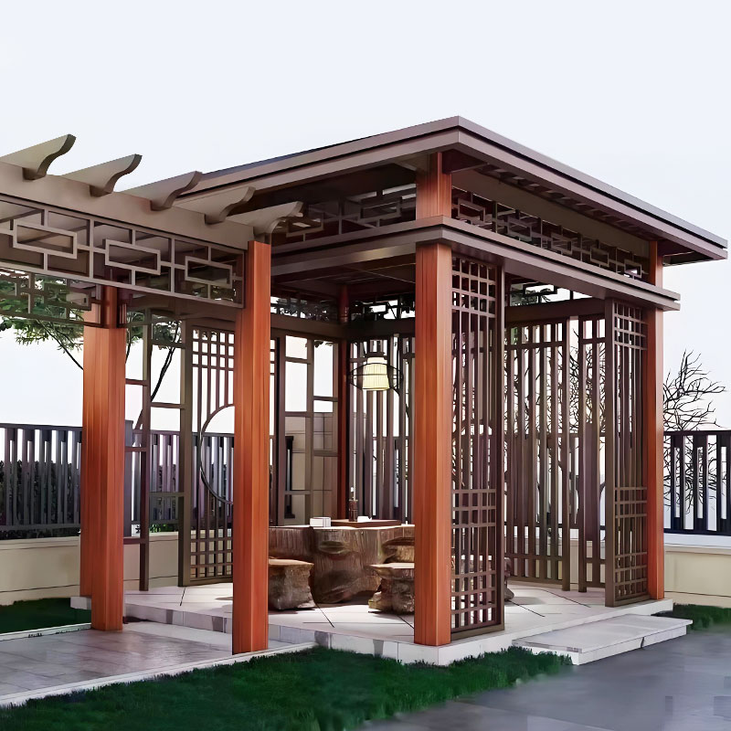 Umělecká pergola z hliníkové slitiny