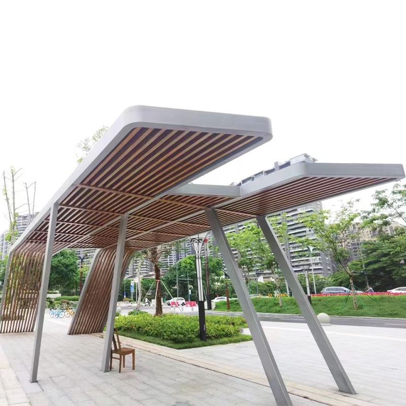 Pergola z kompozitního materiálu imitace dřeva