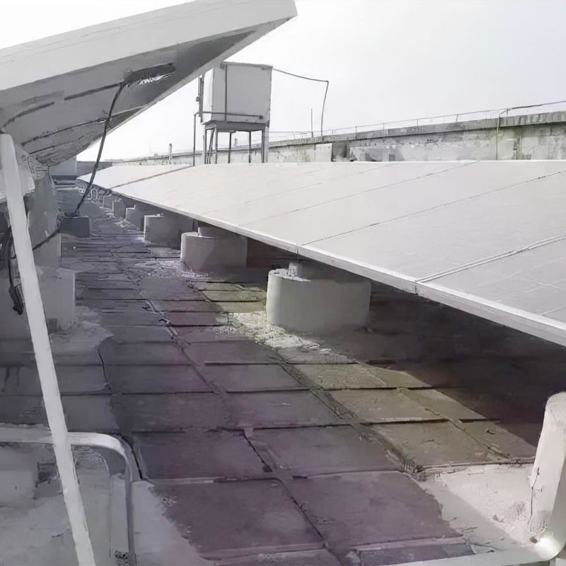 Solární držák na plochou střechu